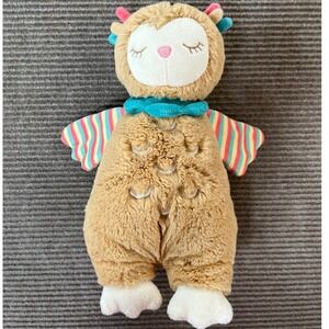 Douglas Baby Plush Owl Stuffed Animal Rainbow Striped Wings 14 Inch Cuddle Toy